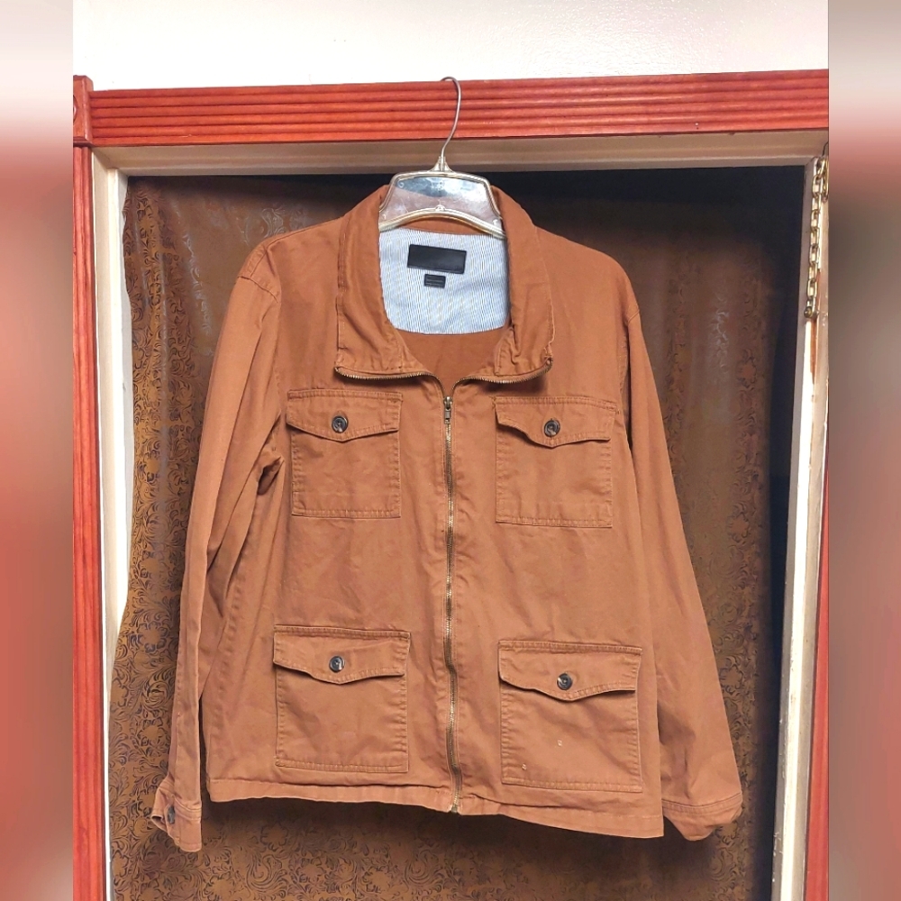 Craft And Flow Brown Utility Jacket